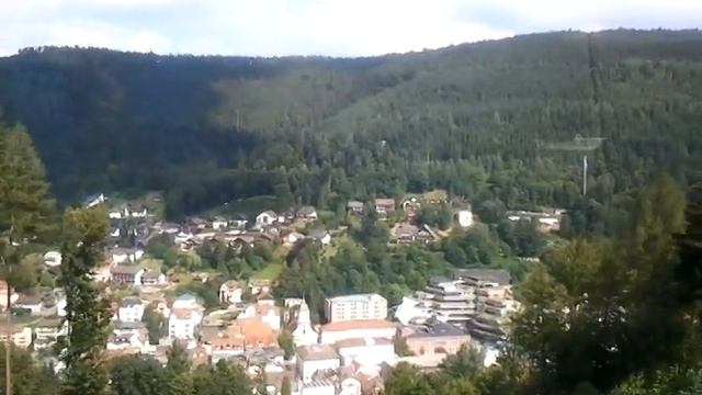 Бад Вильдбад (Bad Wildbad) фуникулер. Горный трамвай смотреть онлайн
