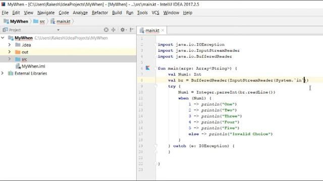 Kotlin Programming Language #8(Using IntelliJ): How to take User Input смотреть онлайн