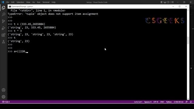 Python 3 Class#10 :--Tuples In Python смотреть онлайн