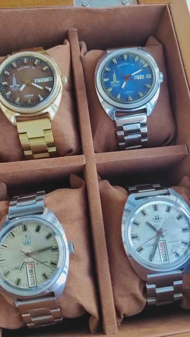 Самая полная коллекция часов Слава Олимпийские к Олимпиаде 80 калибра 2428 смотреть онлайн