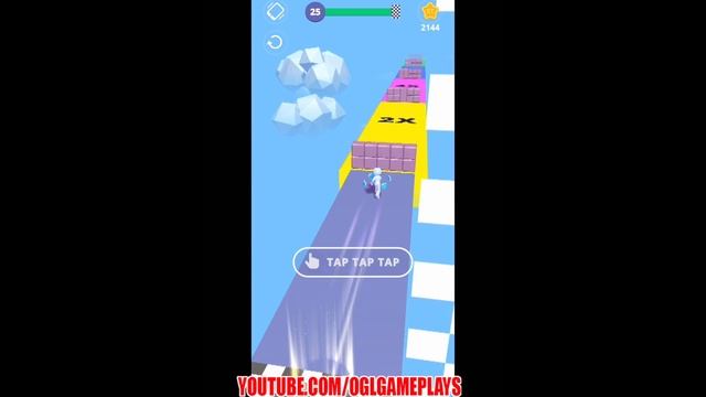 Hyper Runner 3D - Gameplay All Levels Android iOS Max Level #21 смотреть онлайн