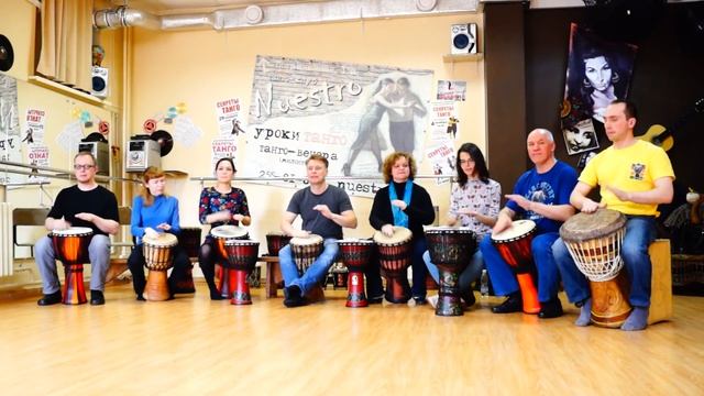Ритм Самба-реггей. Samba-reggae for djembe смотреть онлайн