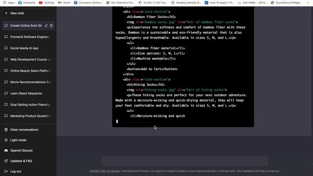 Can ChatGPT Create A Website? (Online Shop with AI) #openai #chatgpt смотреть онлайн