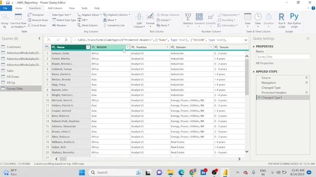 7. How To Fill Up | Fill Down | Unpivot Multiple Columns In Power Query Editor смотреть онлайн