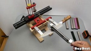 Как правильно ТОЧИТЬ кухонные ножи из VG10 дамасская сталь алмазным бруском для новичка | Aliexpres