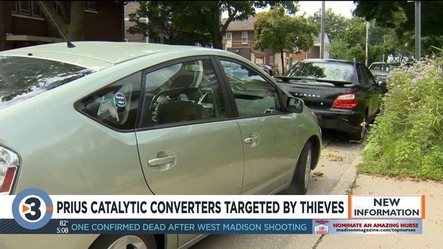 Thieves are targetting Toyota Prius cars to saw off catalytic converters смотреть онлайн