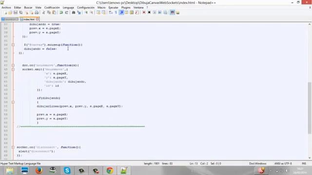 Chiting Ching Pizarra compartida usando canvas y web sockets смотреть онлайн