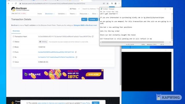 PancakeSwap BOT / Mempool scanner & Sniper Bot - Fastest Pancakeswap Sniper смотреть онлайн
