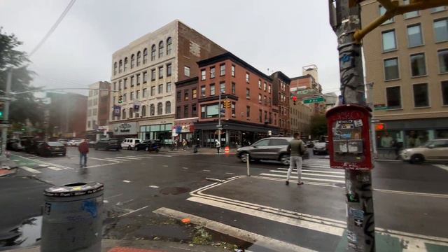 [4K 60] NYC Live Exploring East Village Historic French Bakery - Le Fournil Boulangerie смотреть онлайн