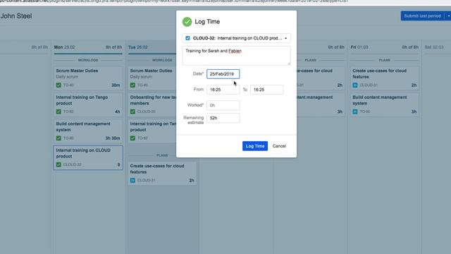 Log your time in Jira Cloud & Server - Tempo Timesheets for Jira смотреть онлайн