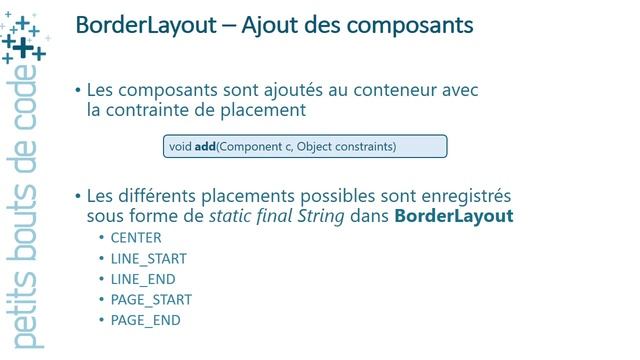 Java / Swing - BorderLayout смотреть онлайн