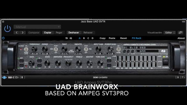Line6 Helix HX Stomp Vs UAD Universal Audio (Brainworx) Vs Logic Pro X Bass Amps Models 🎸 No Talkin смотреть онлайн