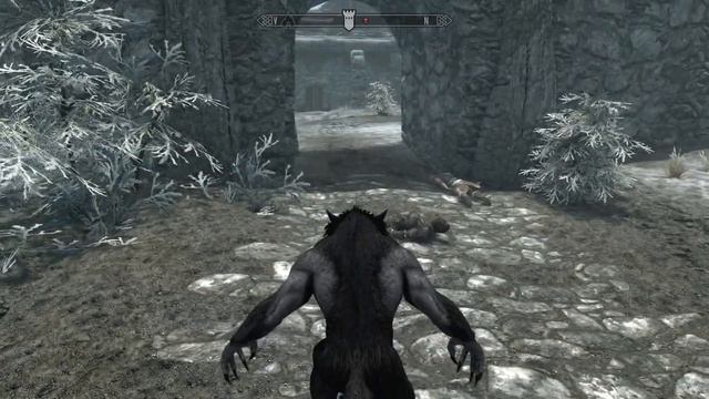 SkyrimSE Beyond 54 自作MODでウェアウルフ強くしたぜ！ハッハッハ смотреть онлайн