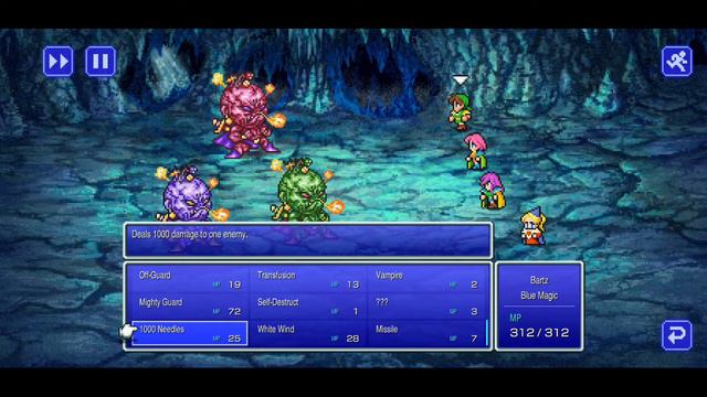 Odin Zantetsuken Sea Brench Boss Final Fantasy V Pixel Remaster Android version смотреть онлайн