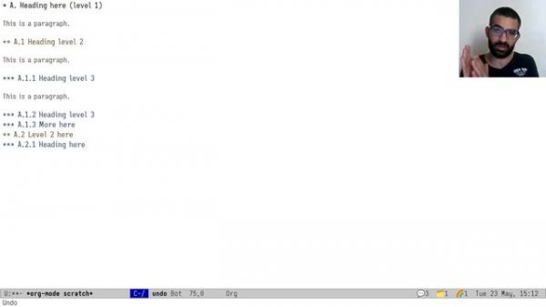 Emacs: Org mode basics