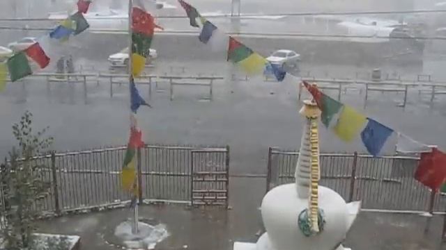 First snow on Sept 19th in Ulaanbaatar смотреть онлайн