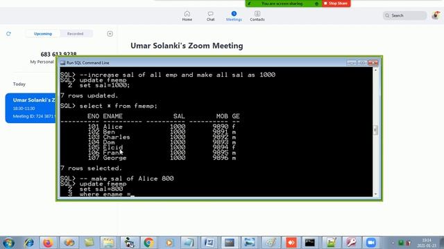 SQL episode 5 - DML Commands(insert , update) смотреть онлайн