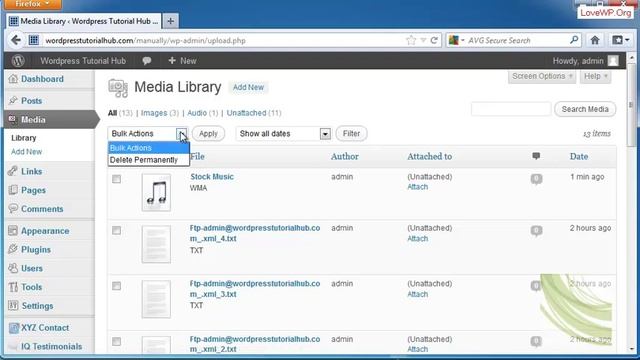 How to Add Image, Video & Audio in Wordpress (Media Library) смотреть онлайн