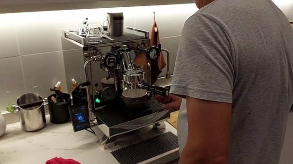 My coffee work flow with Rocket R cinquantotto