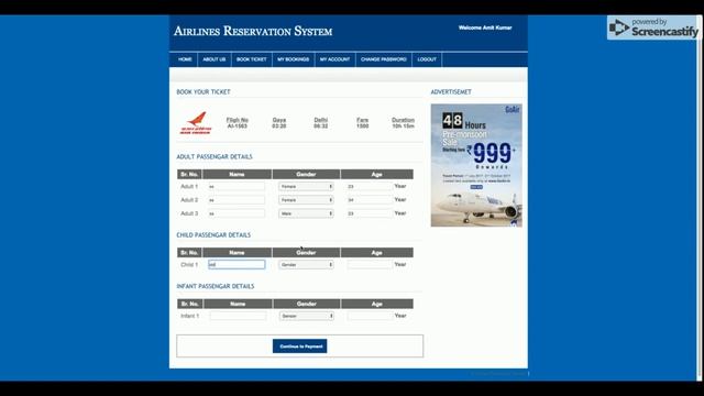 Airlines Reservation System | PHP and MySQL Project Source Code | PHP MySQL CRUD Project смотреть онлайн