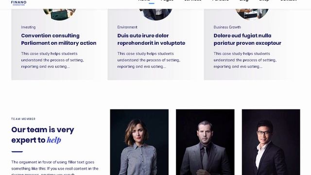 Finano - Finance Consulting WordPress Theme | Themeforest Templates смотреть онлайн