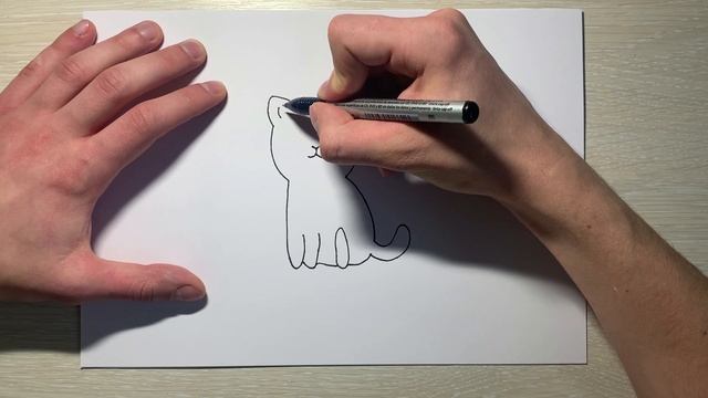 How to draw animals easily step by step | Drawing a cat / Support on Patreon смотреть онлайн