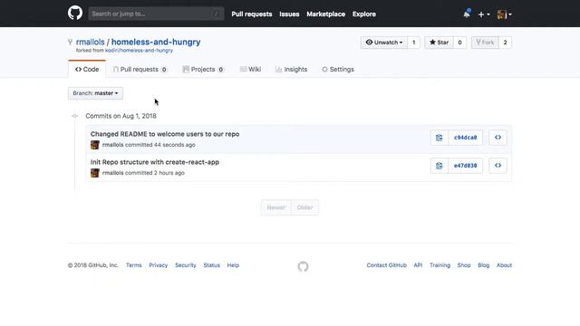 Git Workshop forking a repo смотреть онлайн