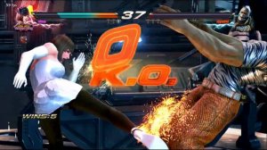 bryan use the full crouch neutral to fight Anna tekken 7 anna vs bryan