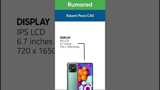 Xiaomi Poco C40 mobile phone specifications | Rumored смотреть онлайн