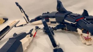 LEGO Megalodon Great White Shark Mosasaurus