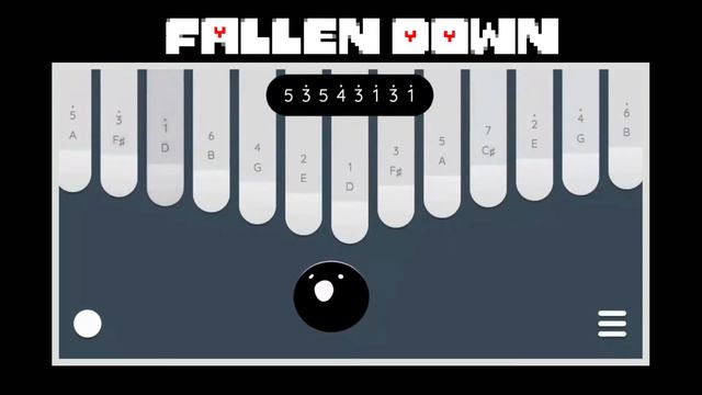 UNDERTALE OST - Fallen Down | Keylimba Cover