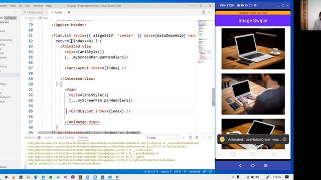 RN 06-03-00 - Swiping Animations with Stack Cards (Right & Left Dynamics) #ReactNative смотреть онлайн