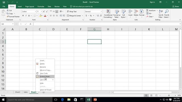 Excel 2019 How to add edit and protect sheets смотреть онлайн