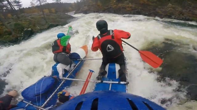 Сплав по реке Красненькая - Кутса на Кольском полуострове смотреть онлайн