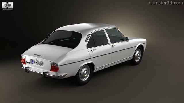 Peugeot 504 Sedan 1970 by 3D model store Humster3D.com смотреть онлайн