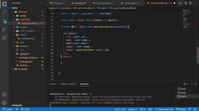 Sign in Implementation Node js With Express js back end Dev - Mern App API смотреть онлайн