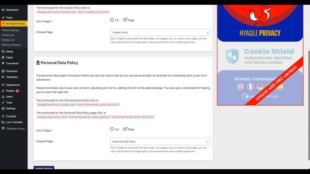 WordPress Site GDPR Compliant - Cookie Law in Less than 3 Minutes with My Agile Privacy смотреть онлайн