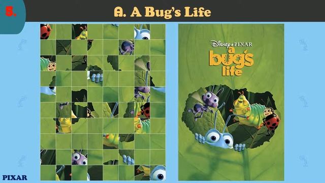 Pixar ~ JIGSAW POSTER PUZZLE No.1