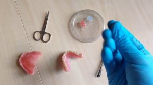 Силиконовая прокладка съёмного протеза? Набор для дома!