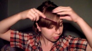 Как самостоятельно подстричь косую челку