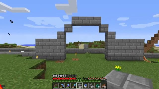 THE IRON CASTLE (IRON FARM BUILD) - PS Minecraft (77) - Minecraft Let's Play смотреть онлайн