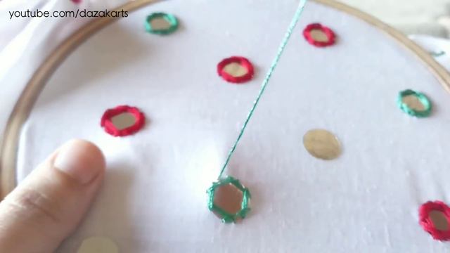 All Over Mirror Work Embroidery for Dress/Kurti (Hand Embroidery Work) смотреть онлайн