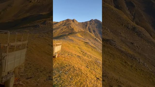 Закат с гор Дагестана с высоты 3500 кл. над уровнем моря Цунта смотреть онлайн