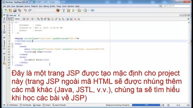 [WPSJ] Tạo project web Servlet\JSP với Netbeans смотреть онлайн