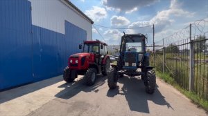 Сравнение тракторов  Беларус-82.1 и Беларус-921..mp4