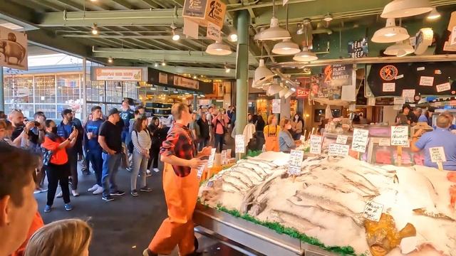 Seattle 4K Walking Tour - Captions & Immersive Sound [4K Ultra HD/60fps] смотреть онлайн