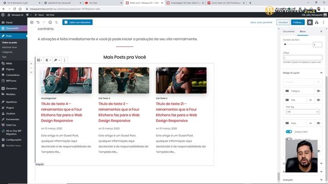 Gutemberg + Tema Neve | Posts Recentes e Bloco de Autor no Wordpress смотреть онлайн