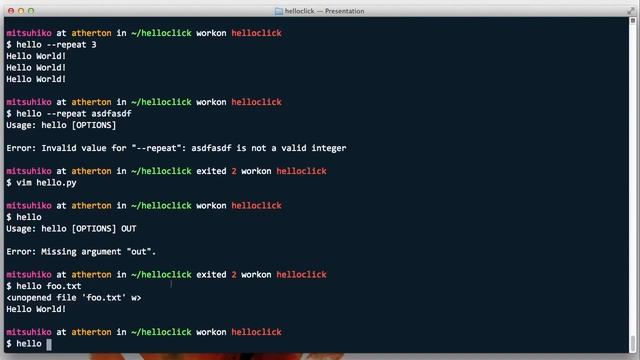 Python Command Line Applications with Click смотреть онлайн