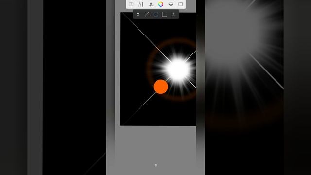 How to make a Lens Flare with Autodesk Sketchbook Mobile смотреть онлайн