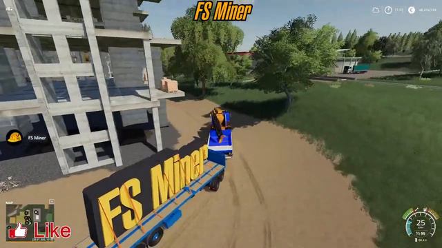 RELEASED !!! LIVE TESTING \\ BIG LIEBHERR CONSTRUCTION CRANE //FARMING SIMULATOR 19 MODS